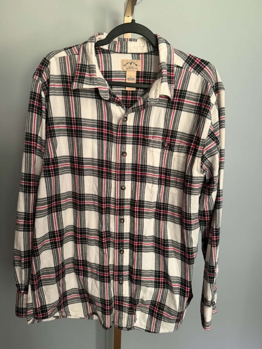Blue Mountain Plaid Shirt Large